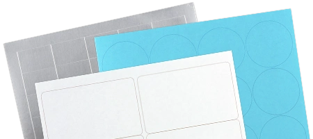 blank sheet labels
